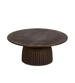 Stolik kawowy DEMANESKO 69 cm brązowy