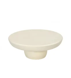 Stolik kawowy DENU 80 cm w kolorze kości słoniowej