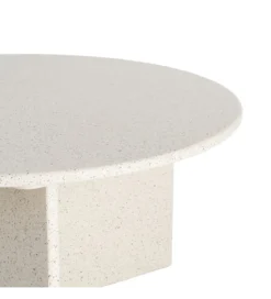 Stolik kawowy DOBEMA 80 cm efekt terrazzo
