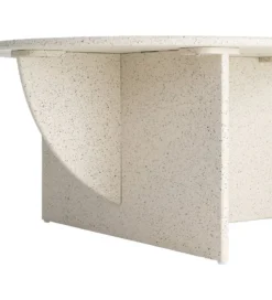 Stolik kawowy DOBEMA 80 cm efekt terrazzo