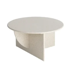 Stolik kawowy DOBEMA 80 cm efekt terrazzo