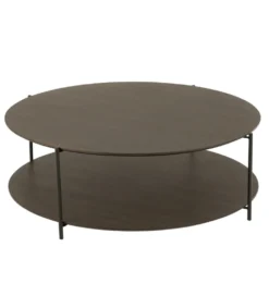 Stolik kawowy DOMERESU 93 cm ciemno brązowy