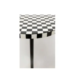 Stolik kawowy DOMERO CHESS 25 cm czarno biały