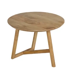 Stolik kawowy DREKEO 60 cm drewno mango