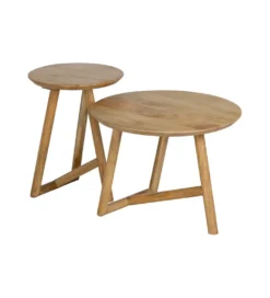 Stolik kawowy DREKEO 60 cm drewno mango