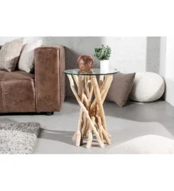 Stolik kawowy Driftwood 35 cm naturalny