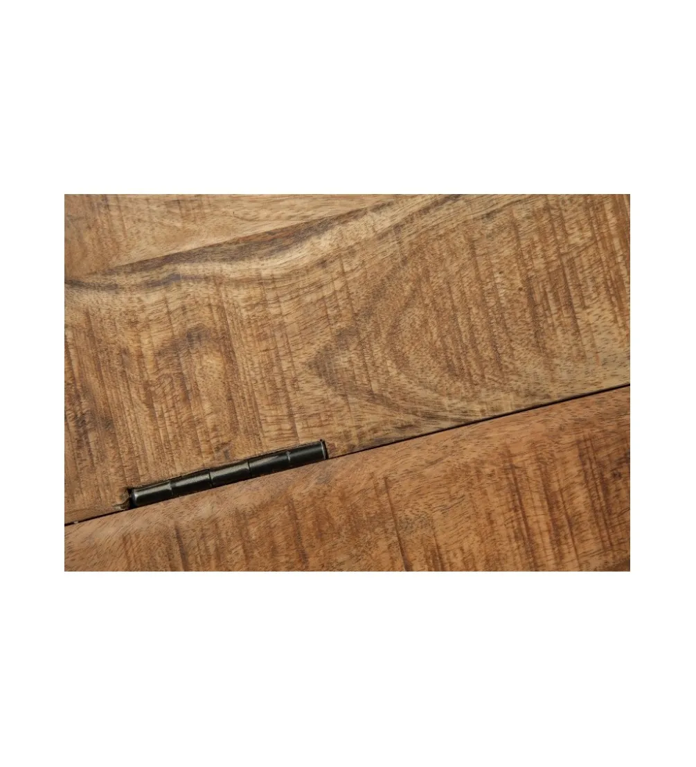 Stolik kawowy Drump Storage 68 cm drewno mango