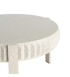 Stolik kawowy EDARNI 79 cm efekt terrazzo
