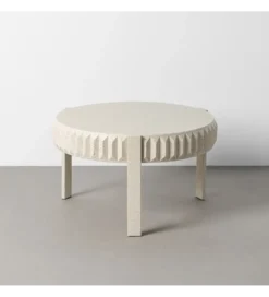 Stolik kawowy EDARNI 79 cm efekt terrazzo