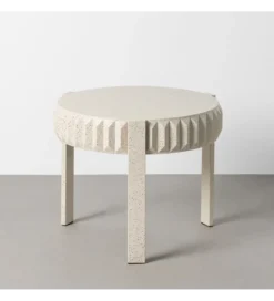 Stolik kawowy EDARNI 64 cm efekt terrazzo