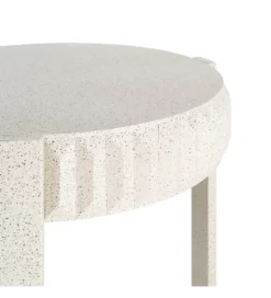Stolik kawowy EDARNI 64 cm efekt terrazzo