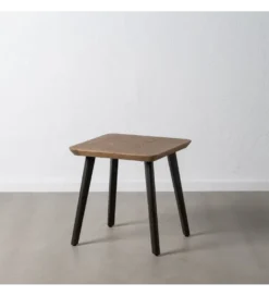 Stolik kawowy EDENSA 60 cm naturalny czarny
