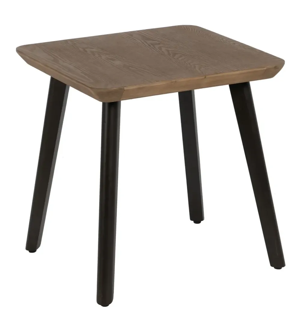Stolik kawowy EDENSA 60 cm naturalny czarny