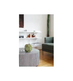 Stolik kawowy ELECTRA 75 cm czarno biały