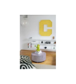 Stolik kawowy ELECTRA 75 cm czarno biały