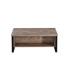 Stolik kawowy EMILE 110 cm w optyce dąb tytoniowo-brązowy