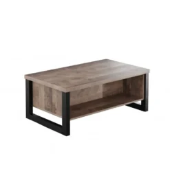 Stolik kawowy EMILE 110 cm w optyce dąb tytoniowo-brązowy