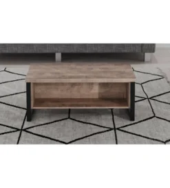 Stolik kawowy EMILE 110 cm w optyce dąb tytoniowo-brązowy