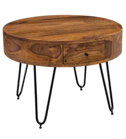 Stolik kawowy ESPERIA 60 cm drewno sheesham