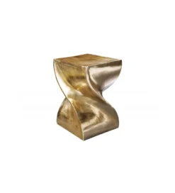 Stolik kawowy ESPIRAL Twist 45 cm złoty
