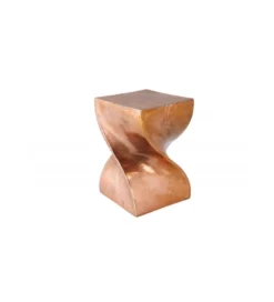 Stolik kawowy ESPIRAL Twist 45 cm miedziany