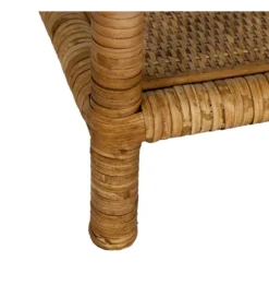Stolik kawowy ESTAZ 50 cm naturalny ratan