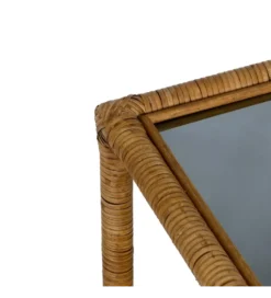 Stolik kawowy ESTAZ 90 cm naturalny ratan