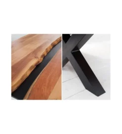 Stolik kawowy EUFRAT Amazonas 105 cm drewno akacja