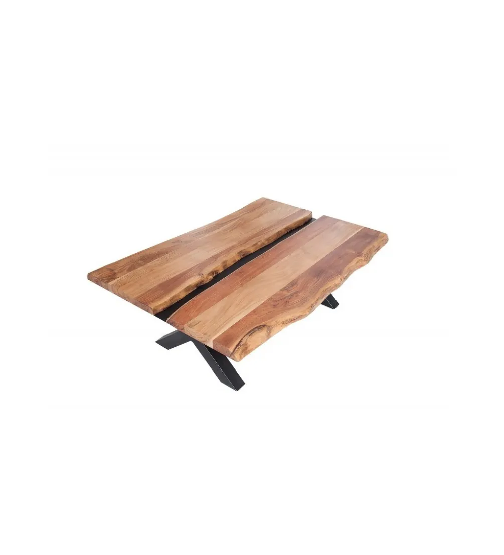 Stolik kawowy EUFRAT Amazonas 105 cm drewno akacja
