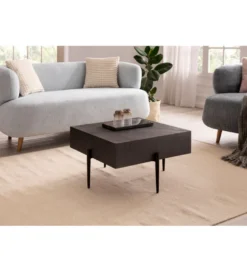 Stolik kawowy EVELIN 64 cm antracytowy