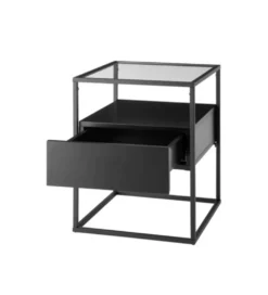Stolik kawowy EVORA 43 cm czarny