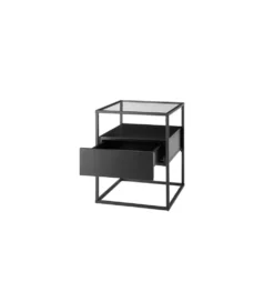 Stolik kawowy EVORA 43 cm czarny