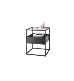 Stolik kawowy EVORA 43 cm czarny