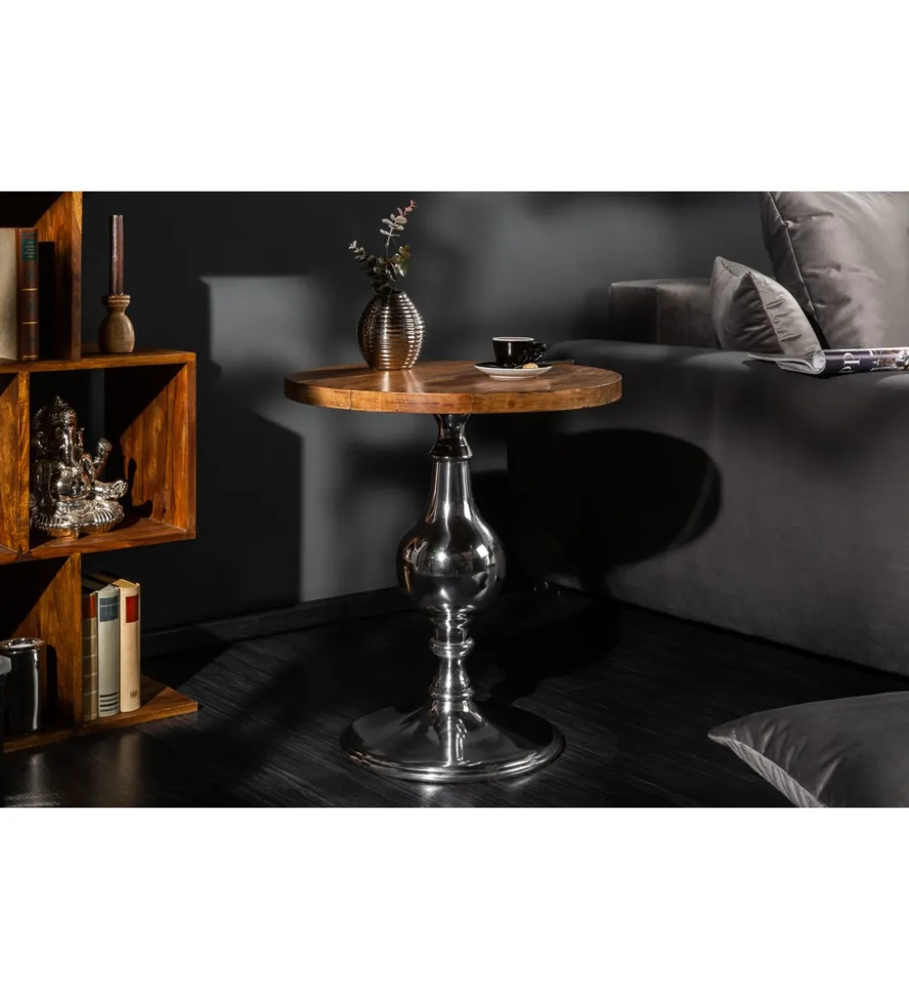 Stolik kawowy Extravagancia 51 cm drewno mango