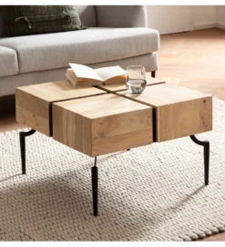 Stolik kawowy FATRA 60 cm drewno akacja