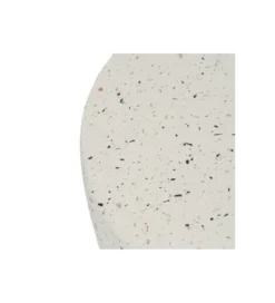Stolik kawowy FIBRA 37 cm w odcieniach bieli