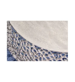 Stolik kawowy FLANK Leaf set 2 srebrny