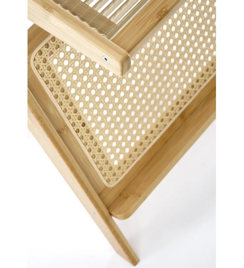 Stolik kawowy FLORA 45 cm bambus