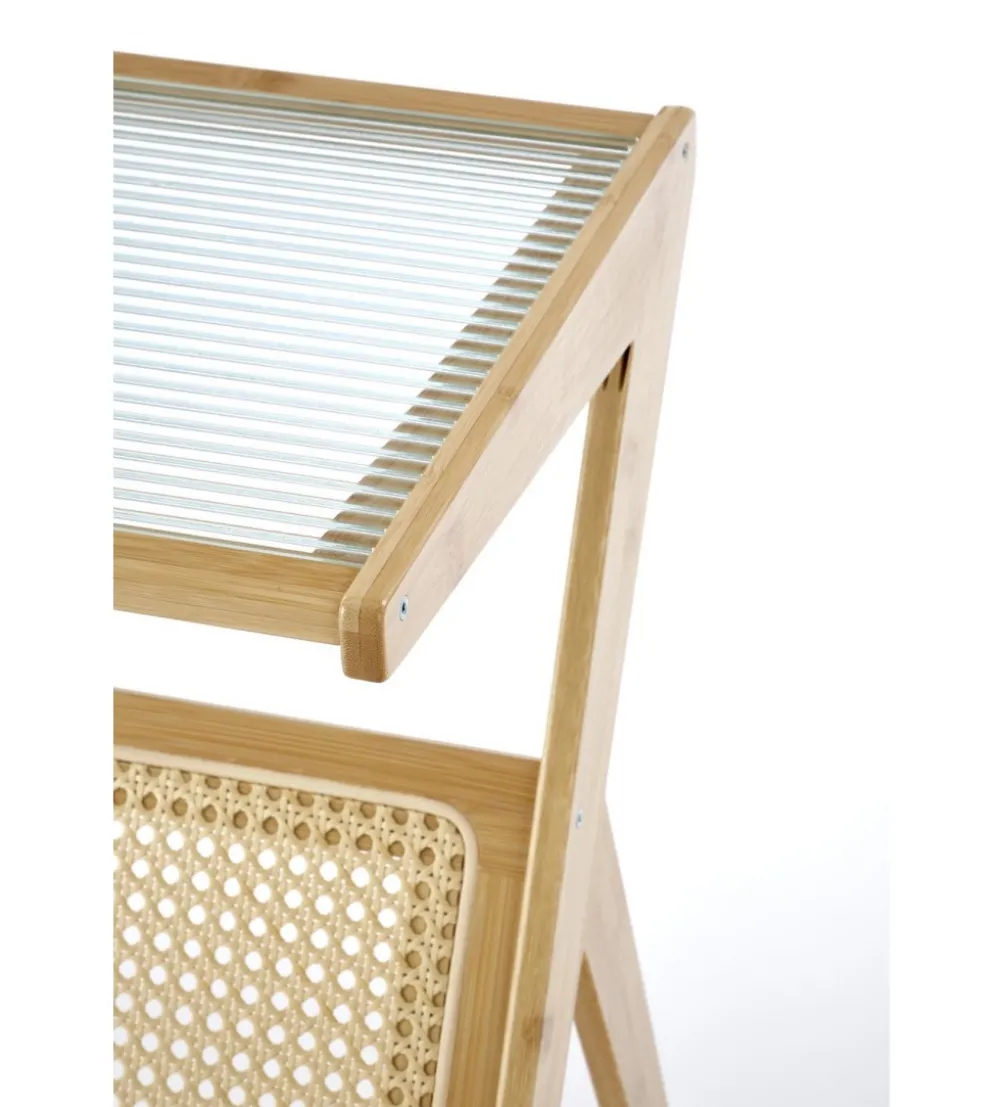 Stolik kawowy FLORA 45 cm bambus