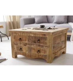 Stolik kawowy GALLE Craft 70 cm Mango