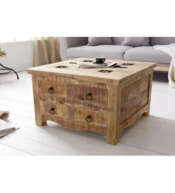 Stolik kawowy GALLE Craft 70 cm Mango