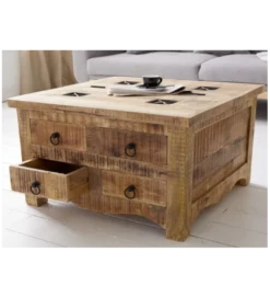 Stolik kawowy GALLE Craft 70 cm Mango