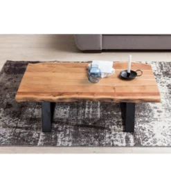 Stolik kawowy GAYA 115 cm drewno akacja