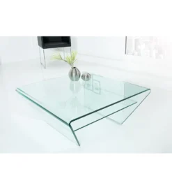 Stolik kawowy GEISTER Fantome 70 cm szklany