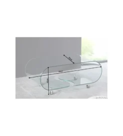 Stolik kawowy GEISTER Fantome 90 cm szklany