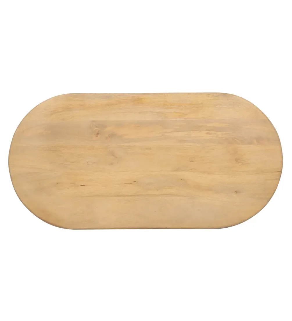 Stolik kawowy GEMPO 120 cm drewno mango naturalny