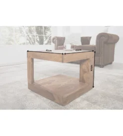 Stolik Kawowy Giant S 45cm drewno Sheesham