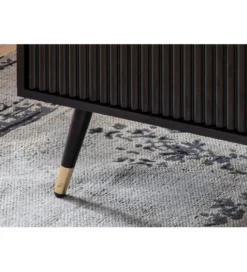 Stolik kawowy GLIMER 110 cm czarny