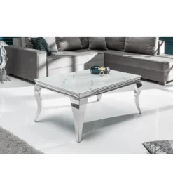 Stolik kawowy GLORIA 100 cm w optyce marmuru