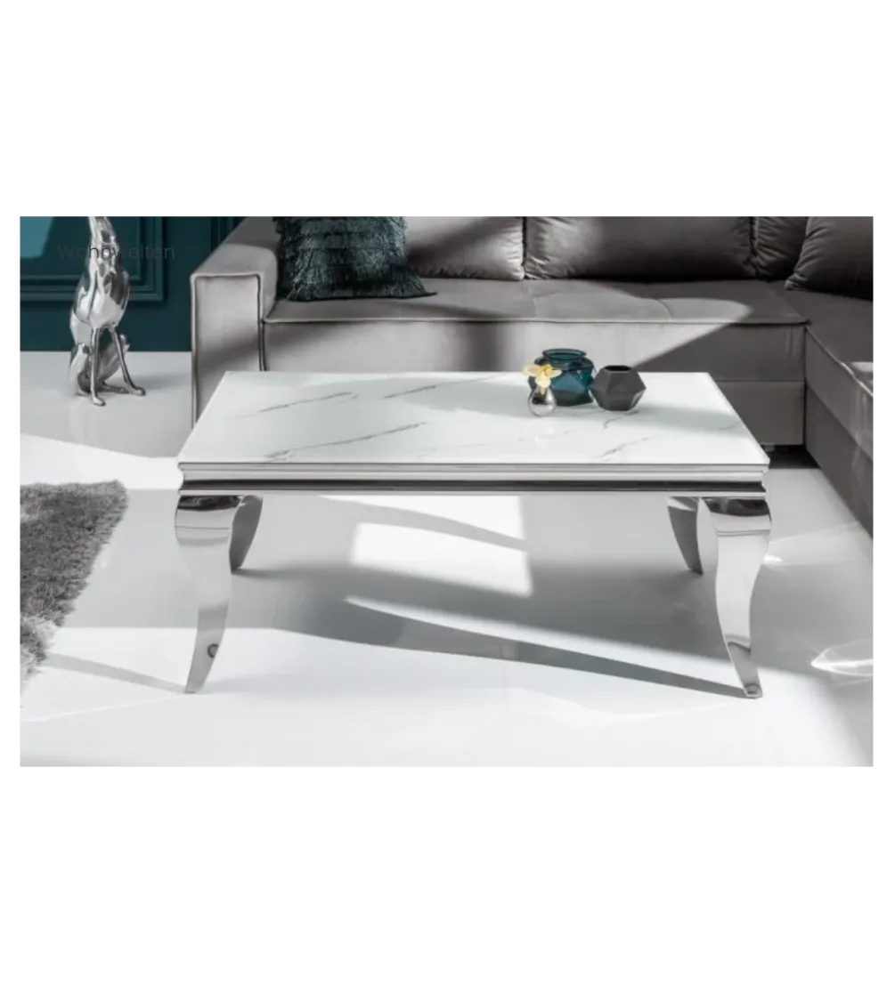 Stolik kawowy GLORIA 100 cm w optyce marmuru